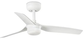 FARO 33820WT-1TW - LED Dimmelhető ventilátor MINI PUNT S LED/10W/230V fehér átm. 90 cm WT + távirányító