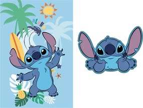 Disney Lilo és Stitch, A csillagkutya Summer Belly polár takaró és forma párna szett