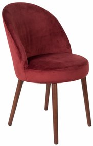 Barbara design szék, borvörös