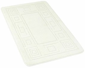 Kvalitex Ornament fürdőszoba szőnyeg krém, 60 x 100 cm
