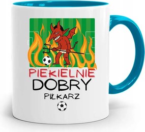 Kék Bögre A Pokol Játékosának, fényképes nyomattal