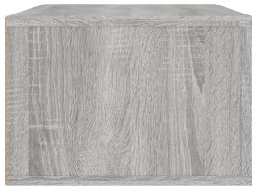 szürke sonoma színű szerelt fa függő TV-szekrény 80x36x25 cm