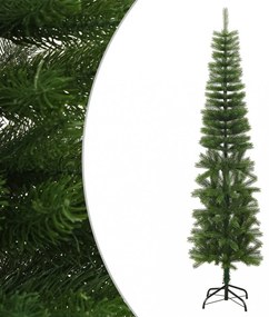 vékony polietilén műkarácsonyfa állvánnyal 240 cm
