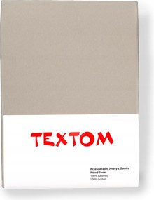 Vastag Gumis Lepedő 140x200 Prémium Pamut Magas Matrachoz Bézs