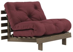 Borvörös fotel Roots – Karup Design