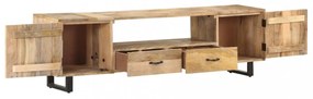 tömör mangófa TV-szekrény 160 x 30 x 45 cm
