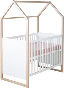 Fehér babaágy 60x120 cm Cabane – Roba