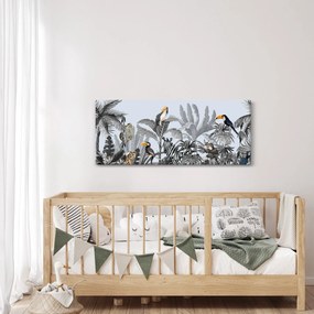 Kép - Illusztrált dzsungel (120x50 cm)