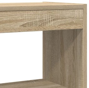 Sonoma tölgy könyvespolc Sonoma tölgy Faforgács 80 x 30 x 198 cm