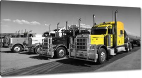 Képek 115x55 Sárga teherautó az USA-ból