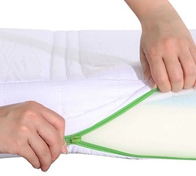 Ágykeret matracmal fejtámlával Fehér 80 x 200 cm Tömör fenyőfa