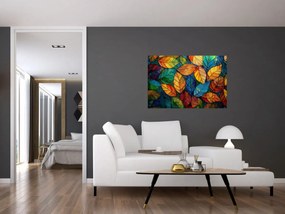 Kép - Levélmozaik (90x60 cm)