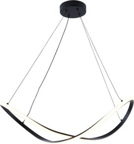 ZUMA LINE 19600P-BK ERDA Modern Led Függesztett Lámpa Fekete LED IP20