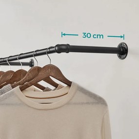 Fogas, fém, fekete BK