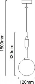 Függeszték Króm ERO I CROMO B ORLICKI OR84979