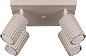 Szürkésbarna fém spotlámpa ø 6,5 cm Gleam – Sollux