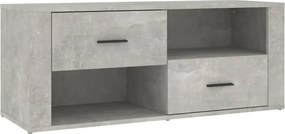 vidaXL betonszürke szerelt fa TV-szekrény 100x35x40 cm