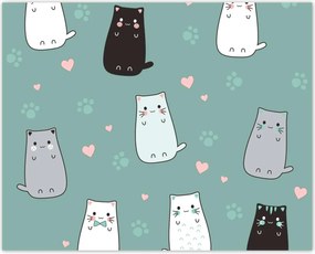 Poszterek 50x40 Cica Cicák Macskák