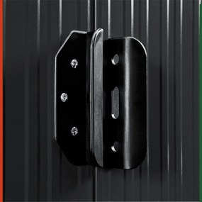 Kerti szerszámtároló ház XL, 196x132x188cm, antracit Gardebruk