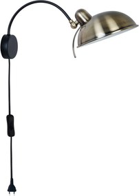 Candellux Nora oldalfali lámpa 1x40 W patina 21-53800