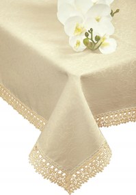 foltálló abrosz gipiura Firenze 450x140 bézs