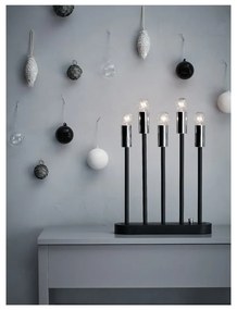 Fekete karácsonyi fénydekoráció Buster – Markslöjd