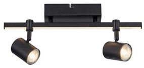 Paul Neuhaus 6524-18 - LED spotlámpa BARIK 2xGU10/4,5W/230V + LED/5W