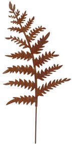 Páfrányleveles lézervágott leszúrható kerti dekoráció, 37 cm, C