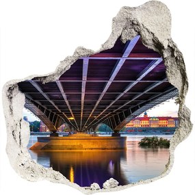 3d-s lyuk vizuális effektusok matrica Bridge varsóban nd-p-65860025