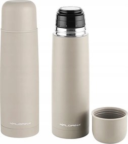 Termosz Thermo bögre légmentesen záródó rozsdamentes acél Miami bézs 250ml 0,25L