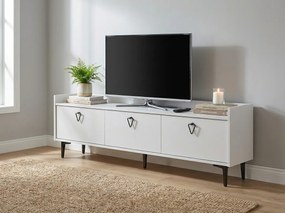 TV állvány PIENA 160 cm, fehér