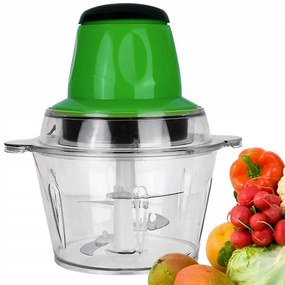 Elektromos hús, zöldség-gyümölcs aprító, 250 W, 1600 mL, zöld, 24348_Z