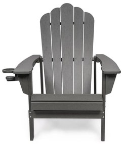 Szürke műanyag kerti fotel Adirondack – Bonami Selection