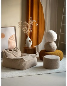 Világosbarna buklé gyerek babzsákfotel Chair – Wigiwama