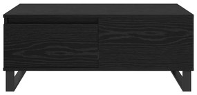 Dohányzóasztal fiókkal Musta tammi Faanyag