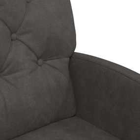 Kerekes Étkező Székek 2 pcs Fekete 58 x 67 x 97 cm Műbőr