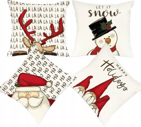 Karácsonyi Párnahuzat 4 Db-os Szett Karácsony 40X40