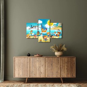 Kép - Egy nap a tengerparton (90x60 cm)