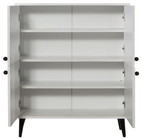 Szekrény Maluxe (fehér + fekete). Akció -20%. 1072283