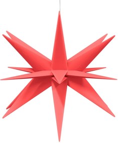 3 db összecsukható piros karácsonyi lámpa LED-del 57 cm