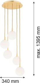 Argon PALOMA 2183 Függőlámpa 5x7W/E14 IP20