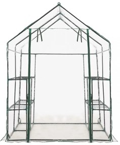 melegház 8 polccal 143 x 143 x 195 cm