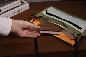 Fekete USB hordozható fénydekoráció BookLight – Gingko