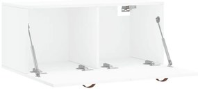 fehér szerelt fa faliszekrény 80 x 36,5 x 35 cm