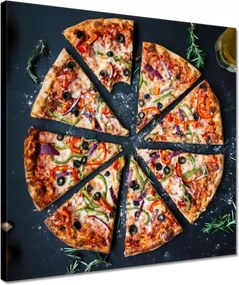 Vászonkép 40x40 Pompás pizza