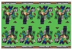 Minecraft Green műanyag asztalterítő 120x180 cm