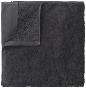 Sötétszürke pamut törölköző, 50 x 100 cm - Blomus