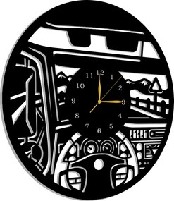 Autós Óra Kamion Személyautó 60CM 3D