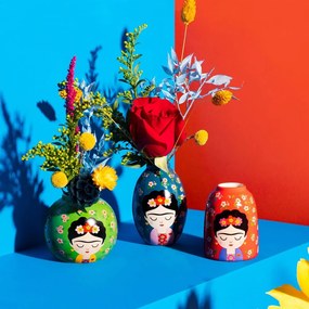 Kerámia váza készlet 3 db-os (magasság 8 cm) Floral Frida – Sass &amp; Belle