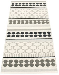 Szürke-krémszínű kültéri-beltéri futószőnyeg 70x180 cm Asta Warm Grey – Pappelina